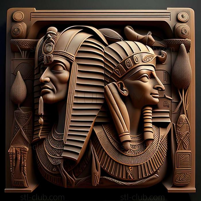 3D model egyptian (STL)